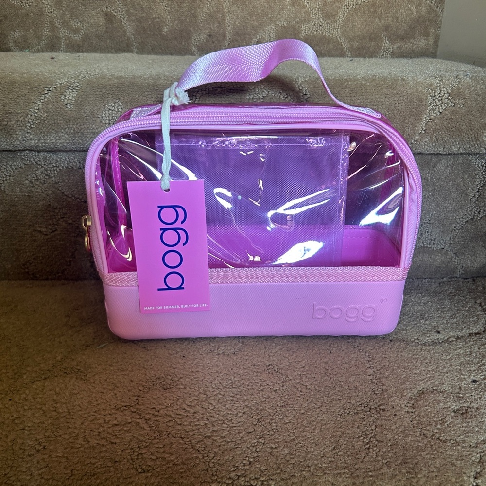NWT PINK TAFFY BOGG N' ENDS BAG